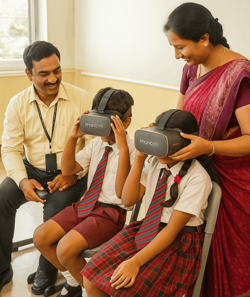 PhonicVR – Virtual Reality Lab for School | VR Lab for Schools