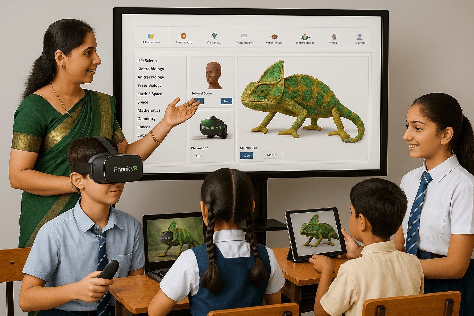 PhonicVR – Virtual Reality Lab for School | VR Lab for Schools